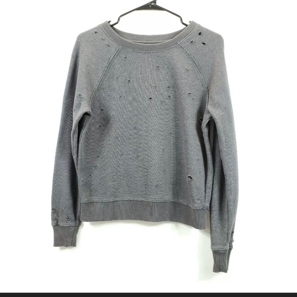 American eagle distressed crewneck xs